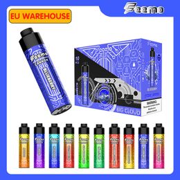 Hot Sale Disposable Vape Pen E cig Puff 10000 18ML prefilled big cloud Feemo Cannon Puff 10K vapes type-c cable charge with 0.5ohm 850Mah battery