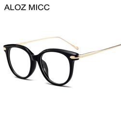 ALOZ MICC Women Eyeglasses Frame Acetate CatEye High Quality Fashion Woman Stylish Female Glasses Optical Prescription Eyewear A12980920