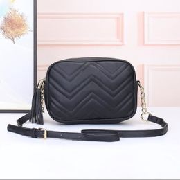 High Quality New models Women Handbags Gold Chain Shoulder Bags Crossbody Soho Bag Disco Messenger Bag Purse Wallet 3 Colours Black175d