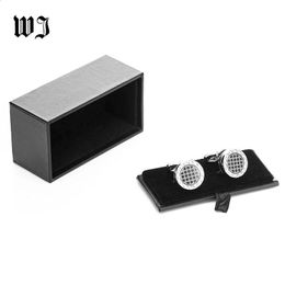 Boxing Day Promotion 60pcs Black Faux Leather Mens Jewelry Cufflinks Box Gift Storage Case Cuff Links Holder Organizer Casket 240122