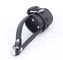 Alternative Male Scrotum Stretching Device PU Leather Ball Bondage Restraints Sex Toys For Couples6633212