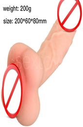 Silicone Realistic Dildo Penis Extender Sleeve Real Pussy Vagina Fake Ass Sex Toy for Couples Masturbator Sex Toys for Women and m5992858