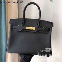 Designer Bags Womens Handbags Director All Manual Wax Tread Sewing Platinum Bag Tlogo Cowide Handbag Bk25 Elepant Grey Gold and Silver Buckle in Sto