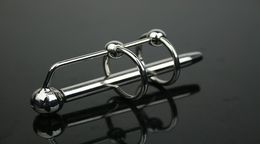 Stainless steel male metal catheters The penis plunger urethral dilator Alternative excitant sex toy8197329