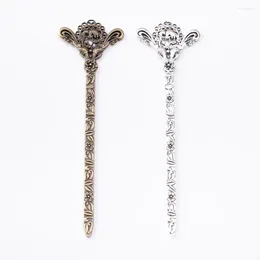 Hair Clips 10pcs 132 39MM Antique Bronze Vintage Stick Peacock Hairstick Hairpin Diy Hairwear Bohemian Jewellery Bookmark Fashion