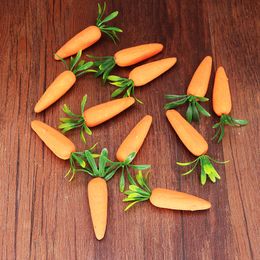 12 шт. пасхальные подвесные украшения из моркови, поделки из моркови своими руками, мини-искусственные овощи для вечеринок, фестивалей, украшения урожая на День благодарения