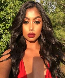 Brazilian Glueless Full Lace Wigs With Baby Hair Human Hair Full Lace Frontal Closure Wig Long Hair 26 Inch For Black Women8498814