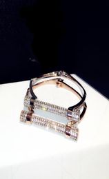 full cz diamondstudded bangle silver rose gold bracelet for women4487829