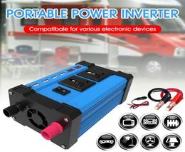 Car GPS Accessories 4000W Power Inverter 12V 220V 110V DC To AC Solar Inversor 12 V Sine Wave Convertor Auto5753048