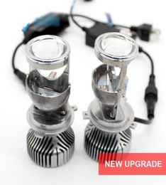 2PCS H4 G6 Fanless LED HiLow MINI Projector Lens Headlight For Car Clear Dual Beam Pattern 12V 5500K NO Astigmatic Problem 70W 127200019