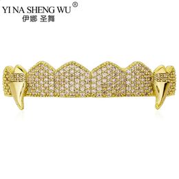 Teeth Crystal Dental Grills For Men Women Jewellery Set Accessories Tooth Brace Cap Hip Hop Charm Couple Gift 240127