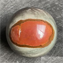 Decorative Objects & Figurines Decorative Figurines 189G Natural Crystal Ball Ocean Jasper Sphere Rock Decoration Rough Polished Quart Dhlep