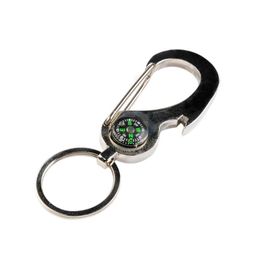 Usage Bottle Opener Men's Fashion 3D Cute Metal Clasp Pendant Ring Key Keychain Keyfob8074707