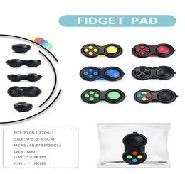 Pad with 9 Features,Rubberized Controller Game Perfect for Relieving Stress Key Ring9135830