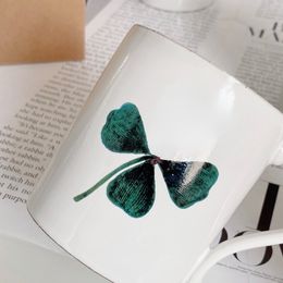 All-match Nordic Love Mug Ceramic Illusory Love Girl Coffee Cup