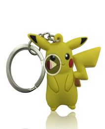 Key Chains Cute Cartoon Soft Key Ring PVC Anime Figure Keychain Car Key Holder Fashion Acssories rs as Kids Favour Gift2123120