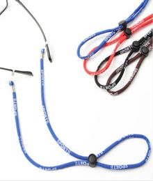 10pcs quality whole adjustable sporty glasses string neck held strap eyeglasses cord muticolor glasses rope 60cm 8060503