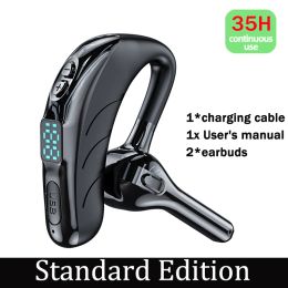X13 Bluetooth Single Earphone LED Display Long Standby Business Wireless Headphone Sports Noise Reduction Game Headset With Mic