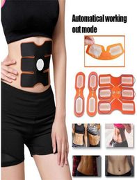 Soft Thin Abdominal Muscle Training Device 6PCS Electrical Muscle Simulation Body ABS Fit High Conductivity Gel Sheet9972061