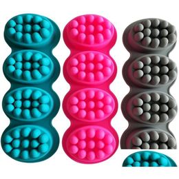 Soap Dishes 100Pcs Molds For Making Mas Bar Sile Mold 3D Pudding Jelly Mod Tray Durable Drop Delivery Home Garden Bath Bathroom Acces Dhirq