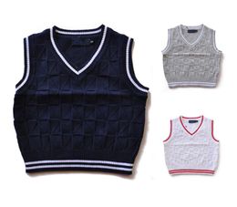 Fashion Brands Children Polos Vest Sweater New Kids pullover Baby Tops Clothing Girls Outerwear Boys Sleeveless Sweaters 0072501927