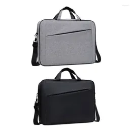 Briefcases Trendy And Practical 15 Inch Computer Bag Detachable Shoulder Oxford Cloth Notebook Laptop Handbag For Men Women