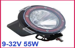 2pcs 4quot 55W HID Xenon Driving Light OffRoad SUV ATV 4WD Headbulb Flood Beam Truck 932V 3200lm IP676941451