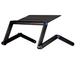 Aluminum Notebook Folding Computer Desk Bed Computer Desk With Mouse Pad Adjustable Laptop Table Computer Stand Tables4337988
