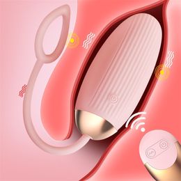 Kegel Exerciser 10cm Wireless Jump Egg Vibrator Remote Control Body Massager for Women Adult Sex Toy Product lover games 240130