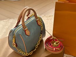 Classic Mini Handbag Fashion Shopping Satchels Shoulder Bags totes Lacquer leather embossed crossbody messenger bag Luxury designer purses black wallet backpack