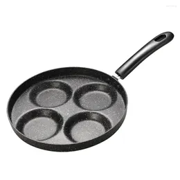 Pans 4 Cup Fried Egg Pan Frying Non Stick Cooker Griddle Four Holes Omelette Nonstick