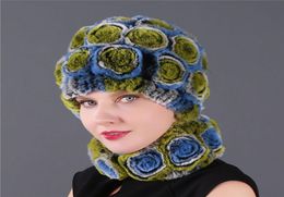 2Pieces Winter Beanie Hat Scarf Cap Set Warm Knit Hat Thick Fleece Lined Winter Hat For Men Women3820268