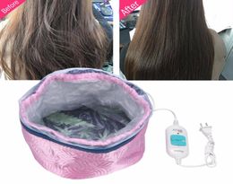 Hair Mask Baking Oil Cap Thermal Treatment Heating Cap Temperature Controlling Protection Electric Hair Steamer Mask Cap 220V 8992434
