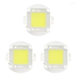 Grow Lights 3X DC 32 - 34V 100W 7500 LM 6500K High Power The LED Indicator Light Chip White