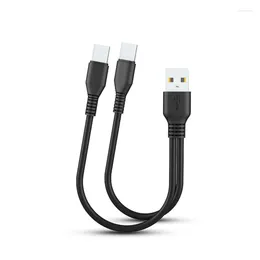 In 1 Type C USB Splitter Cable Charging For Two Devices Charger Cord Mobile Phone Tablet Power Bank Charge