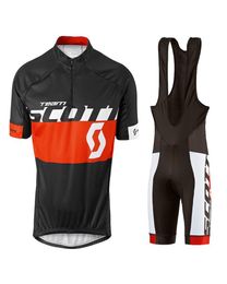 2020 SCOTT team Cycling Short Sleeves jersey bib shorts sets new bicycle clothes summer mens Breathable Quick Dry sportswear Q9905308