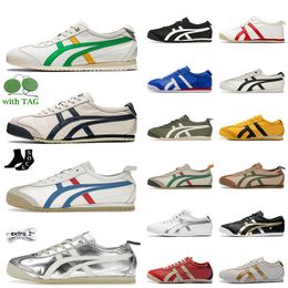 Designer tiger mexico 66 Casual Shoes Fashion Platform Women Mens Onitsukass Tigers Birch Green Red Yellow White Blue Silver Beige Green Tennis Trainers Sneakers