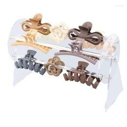 Decorative Plates Hair Accessories Organiser Stable And Solid Acrylic Headband Holder Simple Style For Girls Drop Delivery Home Gard Dhscv