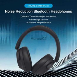 Cell Phone Earphones 1MORE SonoFlow SE Wireless Bluetooth Active Noise Reduction Headworn Music Headsets 70H Extra Long Range Headphones YQ240219