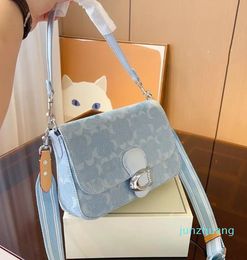 Denim Soft tabby designer shoulder crossbody bags for women luxurys handbags woman underarm bags shopping handbag Backpack 26cm