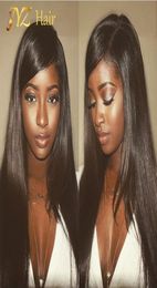 JYZ Brazilian Silky Straight Lace Front Human Hair Wigs For Black Woman 130 Density Glueless Full Lace Wigs with Baby Hair Natural4221260