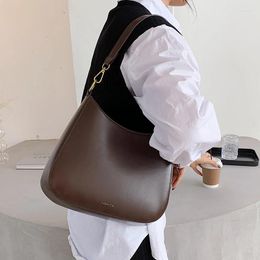 Evening Bags Luxury Designer Underarm For Women Texture PU Large Capacity Shoulder Crossbody Bag Elegant Fashion Vintage Handbags