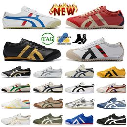 Fashion Designer Casual Onitsukass Shoes Brand Tigers Trainers Luxury Tiger Mexico 66 Sneakers Vintage Platform Birch Green Red Yellow OG Original Runner Slip-On