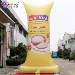 wholesale 8M Height Outdoor Giant Advertising Inflatable Rice Bag Models Simulation Models For Event Decoration With Air Blower Toys Sports