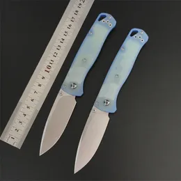 Coltello pieghevole da esterno BM 535 Coltello tascabile con impugnatura G10 per la sicurezza da campeggio EDC