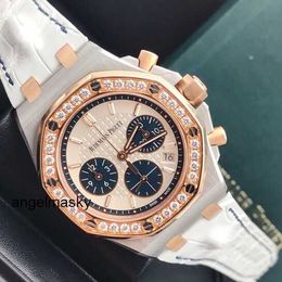 AP Watch Quartz Wrist Watch Timepiece Wristwatch Royal Oak Offshore Series Rose Gold Precision Steel Outer Ring Diamond 26234sr Automatic Mechanical Limited Editi