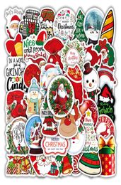 100pcs Christmas stickers Pack for Laptop Skateboard Motorcycle Decals7812274