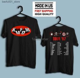 Men's T-Shirts Kmfdm Tour 97 Rare Black Mens T-Shirt Us 100 % Cotton Q240220