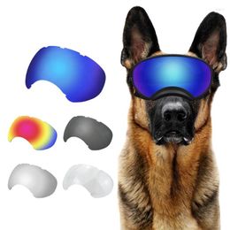 Dog Apparel Replacement Lenses For Sunglasses Goggles UV Clear Colors Lens Medium-Large Breed Windproof Snow Sports Pet