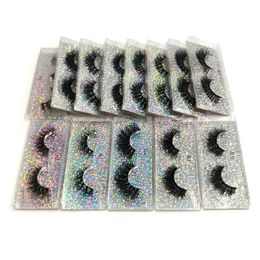 Wholesale of eyelashes 5/10/30/50/100 pieces 3D mink eyelashes natural mink eyelashes fluffy false eyelashes makeup false eyelashes in bulk 240220